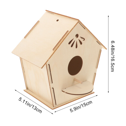 Casa Para Pássaros De Para E Pintar 2