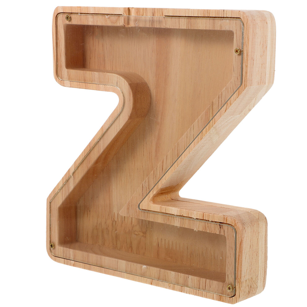 Sztuka Drewniana Skrzynka Na PieniąDze, DużA Pojemność-image