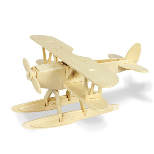 Montagem 3D Avião De Natural Infantil