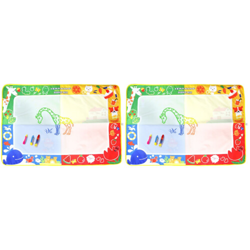 2 Pcs Tapete Artístico Pintado, Com , Para Crianças 1
