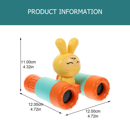 Conjunto De Binóculo Telescópio Portátil Infantil Multifuncional 2