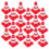 24 Pcs Miniaturas De Cones De Tráfego Para Mesas De 1