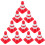 24 Pcs Miniaturas De Cones De Tráfego Para Mesas De 3