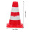 24 Pcs Miniaturas De Cones De Tráfego Para Mesas De 2