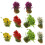10 Unidades De Grama Artificial Com Flores Para Maquete 6