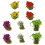 10 Unidades De Grama Artificial Com Flores Para Maquete 7
