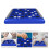 Conjunto De Brinquedo De Xadrez Infantil Preto E Reversível 7