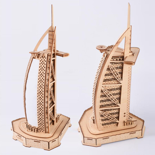 3D -Cabeça De Do Burj , Educativo Para Crianças 2