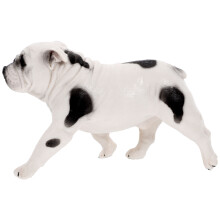 2 Unidades Escultura De Buldogue Estátua Decorativa Para Escrivaninha