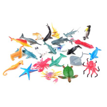 24Pcs Educativos Animais Marinhos Plásticos Para Piscina