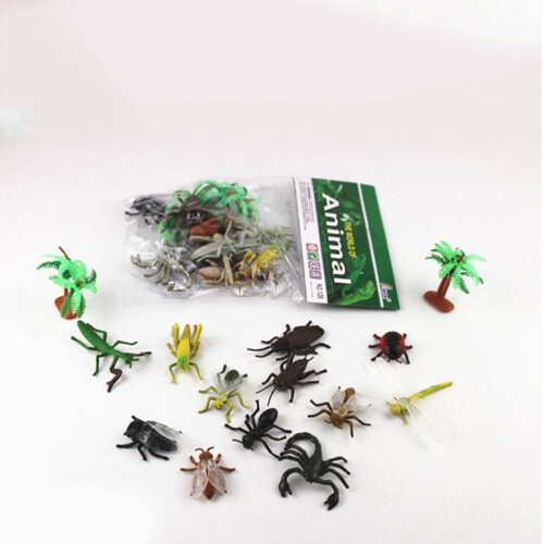 36 Pcs Inseto Animal Plástico Para Crianças 1