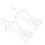 2Pcs Suporte De Exibição Transparente Para Vestido De 11