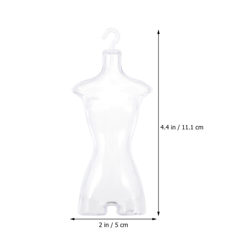 2Pcs Suporte De Exibição Transparente Para Vestido De 2
