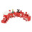 3Pcs De Madeira Brinquedo Enfeite Mini Decoração Pintado 1