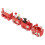 3Pcs De Madeira Brinquedo Enfeite Mini Decoração Pintado 3