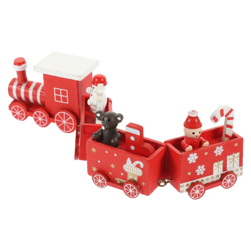 3Pcs De Madeira Brinquedo Enfeite Mini Decoração Pintado 1