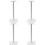 4Pcs Suporte Removível Para De Ouvido De 7