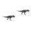 2 Unidades De Dinossauros De Animais Para Decoração 8
