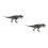 2 Unidades De Dinossauros De Animais Para Decoração 4