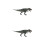 2 Unidades De Dinossauros De Animais Para Decoração 10