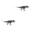 2 Unidades De Dinossauros De Animais Para Decoração 7