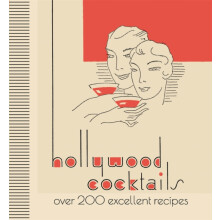 Hollywood Cocktails by LOM ART Hardcover Book