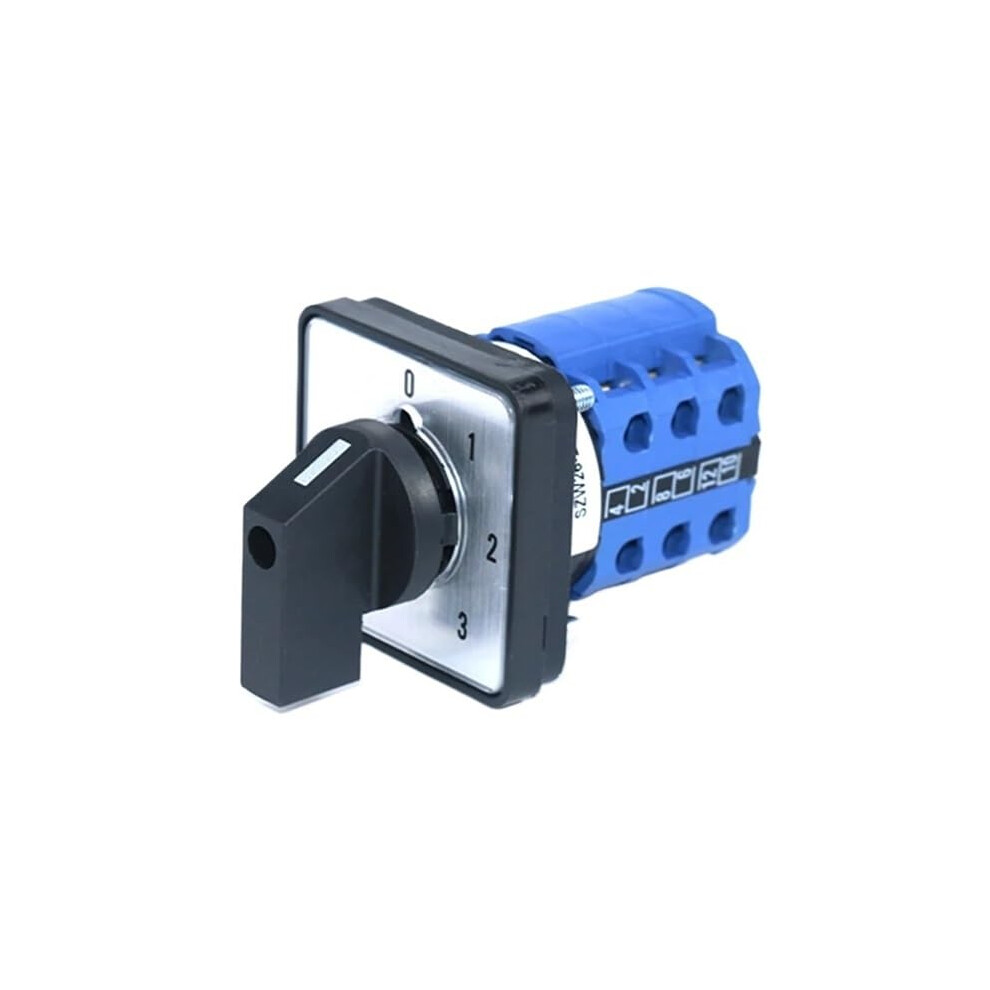 20 Ui 660V 20A 3Phase Cam Switch, Changeover, 4Position Selector, 12 Screw Terminals, 64X64mm 9339159549049