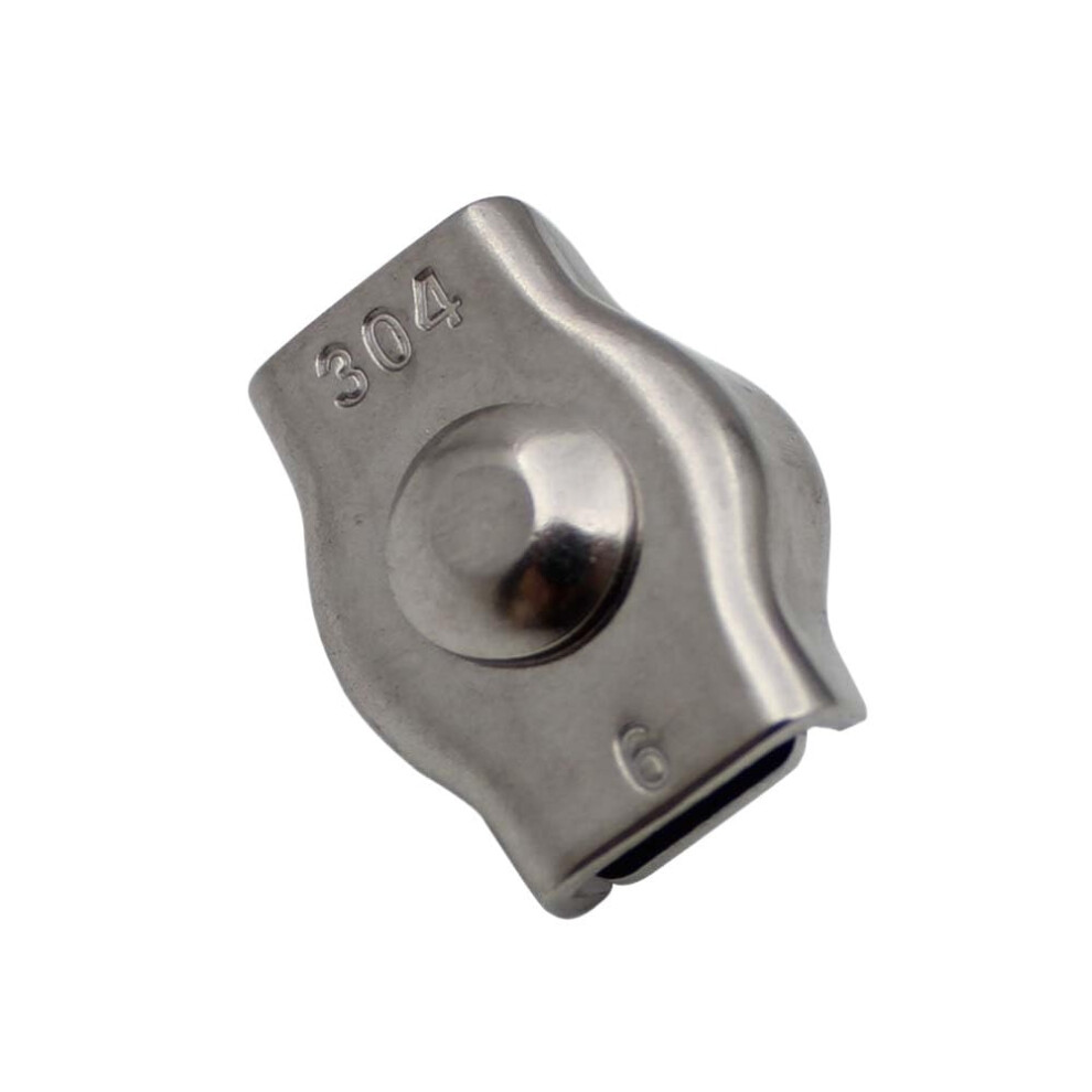 Wire Rope Clamps 304 Stainless Steel Wire Rope Clip, Cable Clamps M2 To M10, 20 Pcs 9323874288949