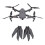 1Pair Quick-release Foldable Propellers Blade Replacement for Mavic Pro 2