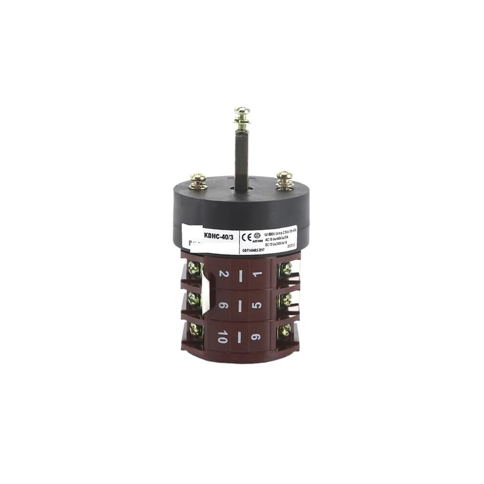 Adjustable 3Position Rotary Changeover Cam Switch 690V 40A Industrial Control 9105992612765