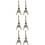 6 Unidades Miniatura Da Torre Eiffel Vintage De Edifício 10