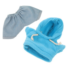 4 Conjuntos De Roupas Para Bonecas: Hoodies Kawaii E Jeans
