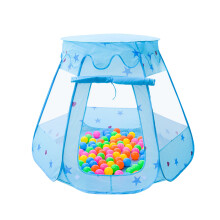 Kinder Sechseck Zelt Spielhaus Jurte Blau Ohne Ball