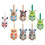 8 Unidades Brinquedo Animal Chinês Pião 4