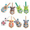 8 Unidades Brinquedo Animal Chinês Pião 5