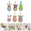 8 Unidades Brinquedo Animal Chinês Pião 11