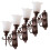 4Pcs De Luminária De Parede Miniatura Para De 5