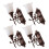4Pcs De Luminária De Parede Miniatura Para De 3