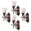 4Pcs De Luminária De Parede Miniatura Para De 4