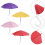 4Pcs Solar Para Com Guarda-Sol Universal 9