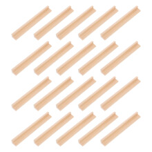 40 Pcs Wooden Domino Racks For Mexican Train And Board Games
