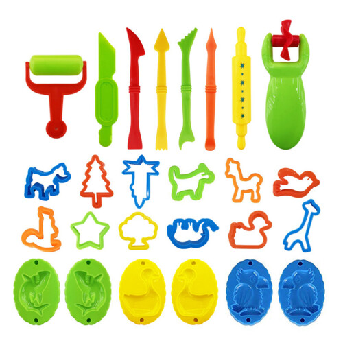 1 Set/30 Giocattoli In Plastilina Con Per Bambini