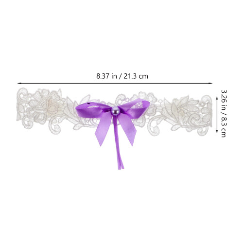 2Pièces Jarretières Ajustables En Polyester Pour Fêtes 1