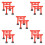 10 Resin Torii Japanischer Deko 4