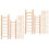 80 Pezzi Scale Miniature In Legno Per Decorazioni Micro Paesaggio 6