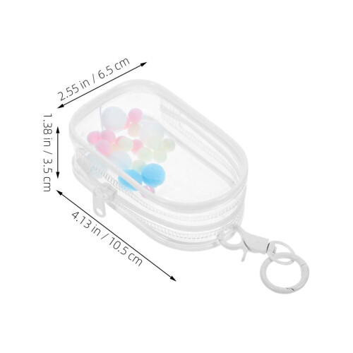 2 Unidades Bolsas Transparentes Pvc Para Con 1