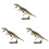 3 Sets Simulation Dinosaurier Ausgrabung Spielzeug 3