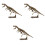 3 Sets Simulation Dinosaurier Ausgrabung Spielzeug 4