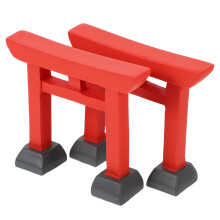 2Stk Resin Torii Tempel Für Landschaft