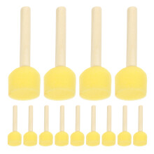 60 Pcs Kids Sponge Paint Brushes Set - Round Foam Tools For Toddler Art